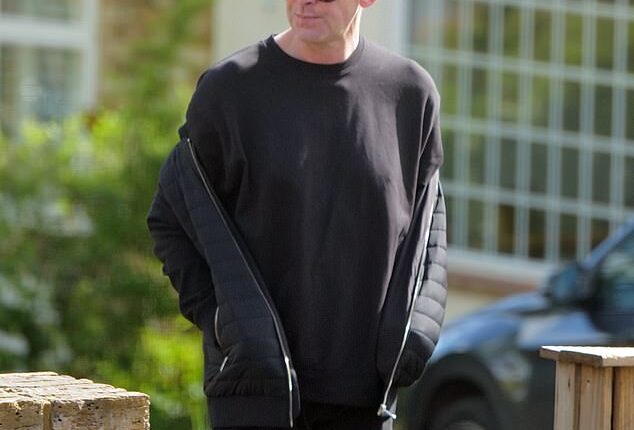 Scott Mills stepped out with his husband for the second day in a row on Thursday after he was fired by the BBC over a historical allegation of serious sexual offences