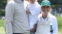 Just 12 days after his wife Meredith gave birth to their second son, Remy, both mother and child joined Scheffler at Augusta alongside the couple's first born, Bennett