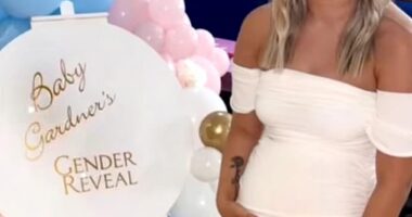 Kira Cousins, who is said to have tricked her boyfriend and her family into believing she was pregnant, and even held a gender reveal party (where she is pictured) to celebrate, has stepped back from her documentary