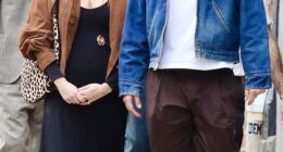 Sebastian Stan stepped out for lunch with his pregnant girlfriend Annabelle Wallis in New York City on Thursday