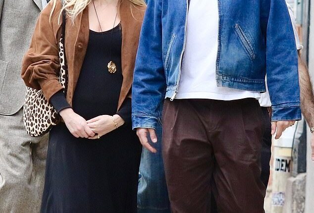 Sebastian Stan stepped out for lunch with his pregnant girlfriend Annabelle Wallis in New York City on Thursday