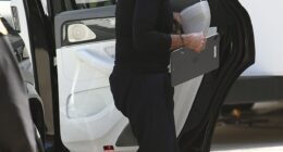 Got a new stylist, Simon? Cowell, 64, finally ditched his high-waisted jeans and Cuban heels for sleek new look complete with trendy £350 trainers to film America's Got Talent in LA on Thursday