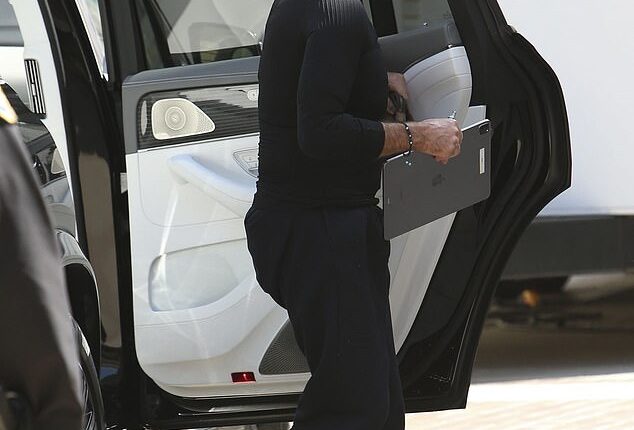 Got a new stylist, Simon? Cowell, 64, finally ditched his high-waisted jeans and Cuban heels for sleek new look complete with trendy £350 trainers to film America's Got Talent in LA on Thursday