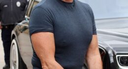 Simon Cowell cut a smart casual figure on Friday as he arrived at the America's Got Talent studio