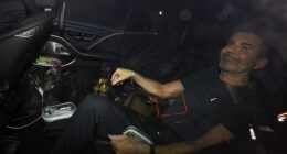 Simon Cowell relaxed with a couple of beers after the first live semi-final of Britain's Got Talent on Saturday as he left the studio with his fiancée Lauren Silverman