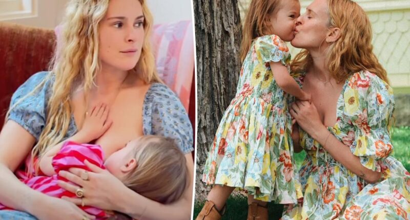 Single mom Rumer Willis hits back at parenting criticism with video breastfeeding 3-year-old daughter