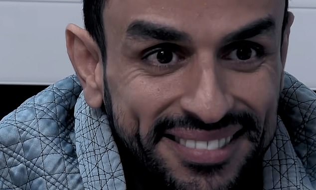 A grinning Mohammed Altaher, 41, an Iraqi national, as he appeared in an episode of 24 Hours in Police Custody about his crimes titled 'The Predator'