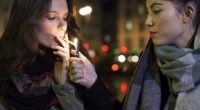 The bill has been hailed a 'historic moment' by campaigners. File photo of two girls smoking