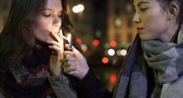 The bill has been hailed a 'historic moment' by campaigners. File photo of two girls smoking