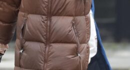 Stacey Solomon finally put her engagement ring back on on Thursday but refrained from wearing her wedding band after it emerged she is not legally married to Joe Swash