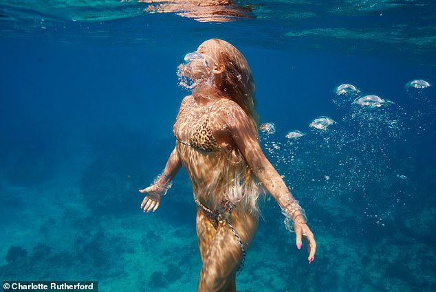 Zara Larsson showed off her amazing figure as she modelled a series of bikinis while promoting her new swimwear line on Instagram on Tuesday