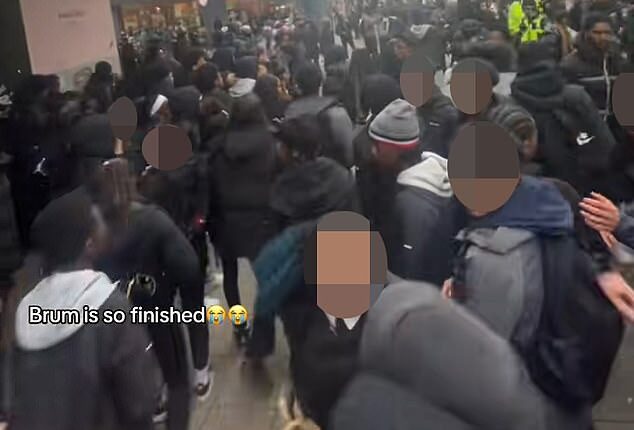 BIRMINGHAM: On Friday, youths gathered in Birmingham city centre where they ran through the streets, terrorised shops and brawled