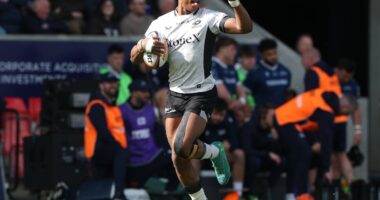 Teenage wonderkid Caluori produces another five-try display in Saracens record win over Sale