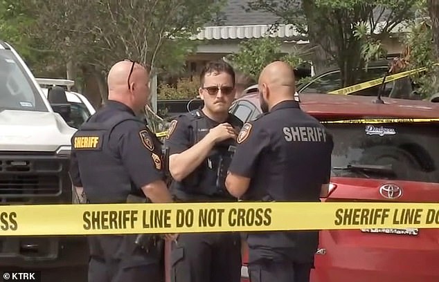 Police officers were seen at the scene Friday afternoon as a preliminary invetigation unfolded