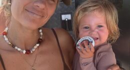 Elyse Knowles has been slammed online for uploading photos of her 16-month-old daughter Java unclothed and covered in chickenpox