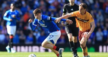 Winger Mikey Moore could be persuaded to return to Ibrox after a season on loan from Spurs