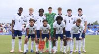 An England youth team featuring Max Dowman (bottom right) has failed to make the Under-19 Euros