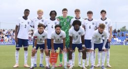 An England youth team featuring Max Dowman (bottom right) has failed to make the Under-19 Euros