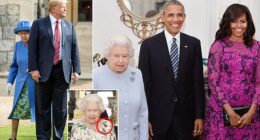 The Queen's question about Trump to the Obamas, according to new book