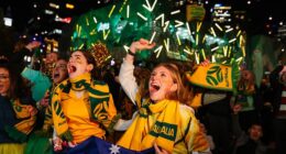 Every four years, Australia is a nation gripped by World Cup fever – but in between, soccer is struggling to stay relevant on local shores (pictured, Matildas fans at Federation Square in Melbourne during the 2023 Women's World Cup)