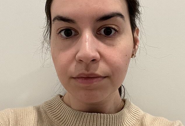 This is what I looked like right before I headed into my facial - I felt like my face looked a little bit tired from just waking up