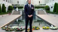 On April 15, Prince Harry went solo to the Australian War Memorial and was pictured laying a wreath at the Last Post Ceremony