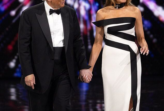 Number one on the Daily Mail's Power list are President Donald Trump, 79, and First Lady Melania Trump, 55