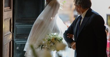 A woman recounted the devastating moment on her wedding day when her father asked her, 'Are you sure?' moments before walking her down the aisle