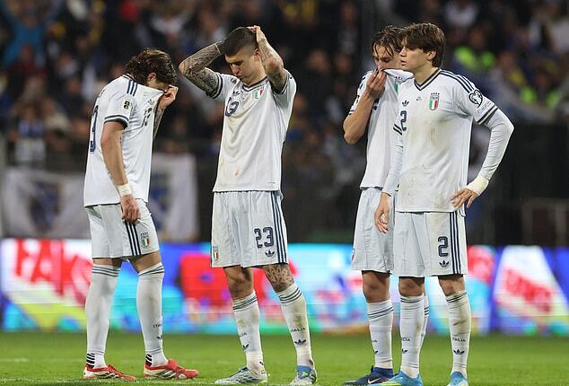 Italy stunningly missed out on a third successive World Cup after losing on penalties to Bosnia
