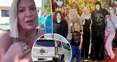 Tori Spelling breaks her silence on car crash that sent 7 kids to hospital