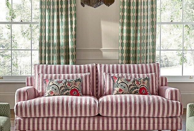 Layer patterns to add character and depth to your space, and echo similar colours throughout to keep the look cohesive. All next.co.uk.