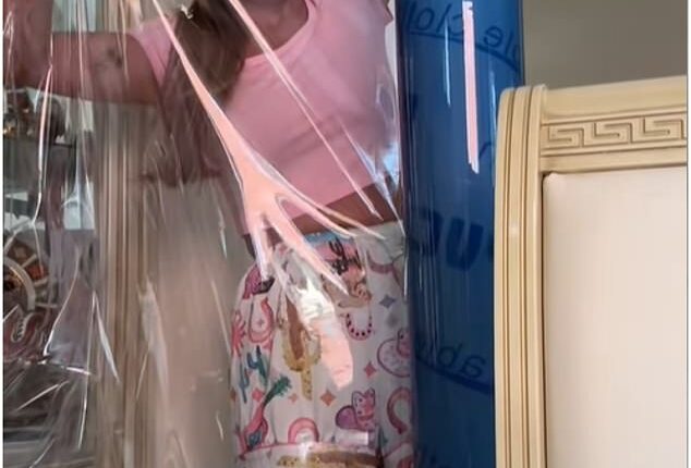 Under the hashtag #travellertok, hundreds of traveller women across the UK and Ireland are sharing videos of their pristine homes as well as their top cleaning tips - including wrapping all their furniture in plastic