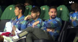 Dani Carvajal (right) mocked team-mate Trent Alexander-Arnold's defensive effort during Real Madrid's 1-1 draw at Real Betis on Friday night