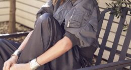 Trinny Woodall has vowed not to 'disappear' as she ages and has said that she's 'never happy' despite the success of her £200million beauty empire