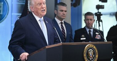 President Donald Trump lauded the operation to rescue two downed US service members in Iran over the weekend. 'God was watching us,' Trump said of the miraculous operation