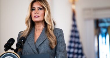 Donald Trump said he might have handled First Lady Melania Trump's speech denying any connection to Jeffrey Epstein differently but said his wife 'had a right' to do it her way