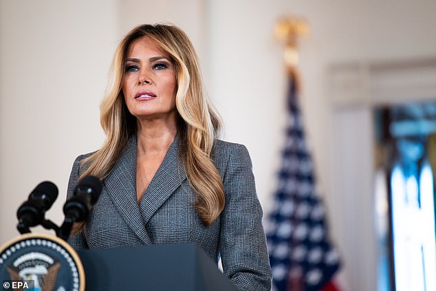 Donald Trump said he might have handled First Lady Melania Trump's speech denying any connection to Jeffrey Epstein differently but said his wife 'had a right' to do it her way