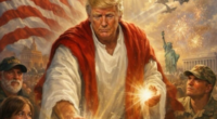 Trump slams Pope Leo as ‘weak’ and posts picture of himself as Jesus healing the sick