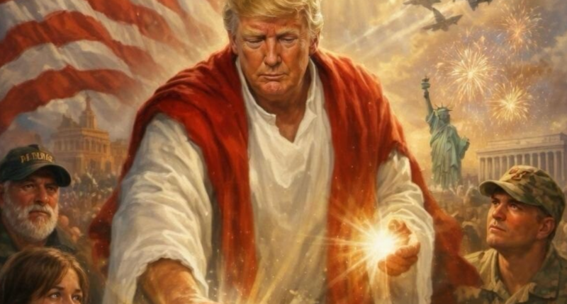 Trump slams Pope Leo as ‘weak’ and posts picture of himself as Jesus healing the sick