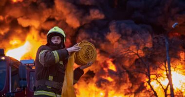 Ukraine-Russia war live: Zelensky says Putin ‘is a global threat’ after huge wave of deadly strikes
