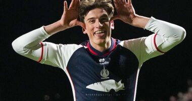 Striker Barney Stewart has scored six goals in his last five games for Falkirk