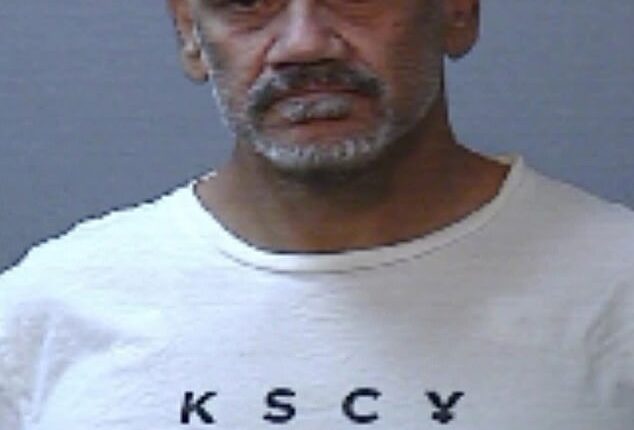 Carl Edward Little, a violent career criminal on parole for ferociously bashing a prison officer who died six weeks later, has committed a string of crimes without being forced to complete his original sentence. Little is pictured