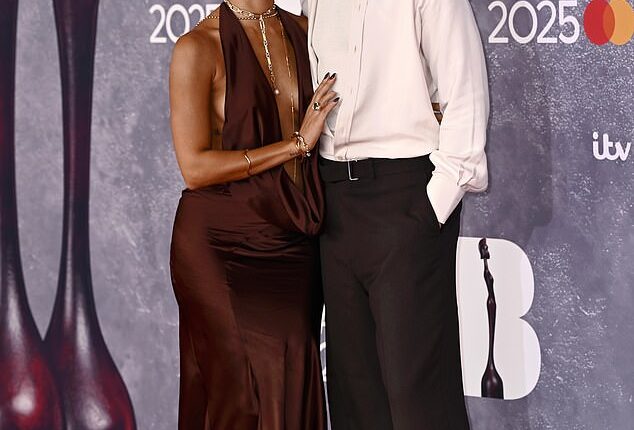 Vick Hope turned heads as she joined husband Calvin Harris at the star-studded 2025 BRIT Awards at London's O2 Arena on Saturday