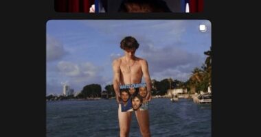 Victoria Beckham was left red faced as she shared her disapproval of son Cruz's racy naked snap to promote new single Waste Your Pain on Friday