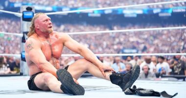 WWE legend Brock Lesnar appeared to retire from the sport at WrestleMania 42 on Sunday