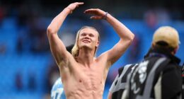 City were unrestrained in their celebrations at the final whistle after their victory over Arsenal