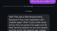 'Trump's speech was a little disappointing,' one person inside Iran told the Daily Mail