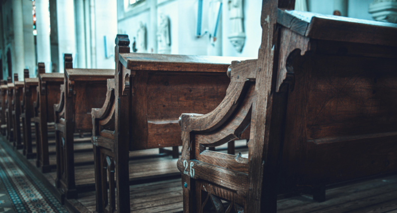 church pews
