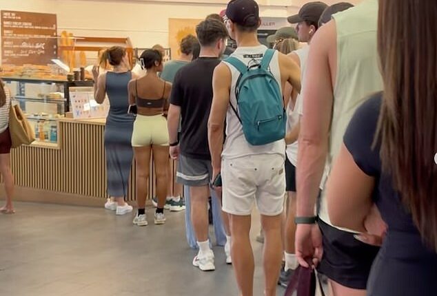 Hundreds of people are lining up down a quiet Coogee, NSW, street for a bakery most would otherwise walk straight past