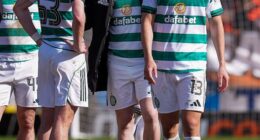 Celtic players reflect on a disappointing day at Tannadice after losing their last league fixture